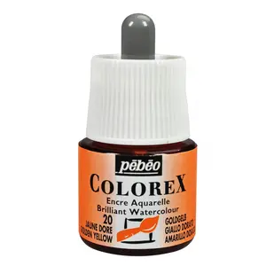 Comparateur de prix : Pébéo Encre aquarelle Colorex 45ml 20 - Jaune doré