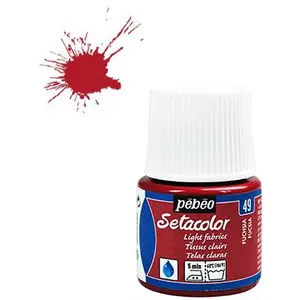 Comparateur de prix : PEBEO Setacolor tissus clairs 45ml fuchsia