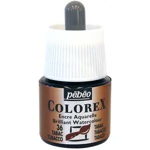 Comparateur de prix : Pébéo Encre Aquarelle - PEBEO - Colorex - 45 ml - Couleur Tabac - Mixte
