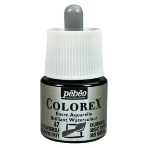 Comparateur de prix : Pébéo Encre Aquarelle - PEBEO - Colorex - 45 ml - Gris Tourterelle - Mixte