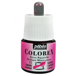 Comparateur de prix : Pébéo Encre Aquarelle Colorex - Plusieurs coloris disponibles - 45 ml Carmin