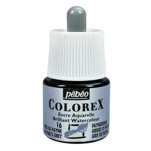 Comparateur de prix : Pébéo Encre Aquarelle - PEBEO - Colorex - 45 ml - Gris De Payne - Mixte