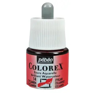 Pébéo Encre Aquarelle Colorex - Plusieurs coloris disponibles - 45 ml Cyclamen pas cher