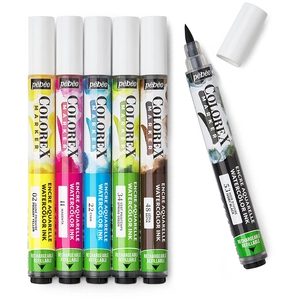 Comparateur de prix : Pébéo Marqueurs aquarelle - PEBEO - Colorex - 6 pcs - Mixte - Pour adultes