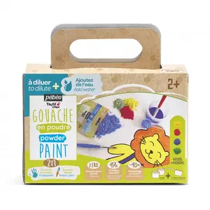 PEBEO SET GOUACHE POUDRE 4X100gr + Accessoires pas cher