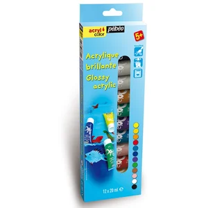 Comparateur de prix : Pebeo Kit découverte peinture acrylique - 12 couleurs - 12 x 20 ml