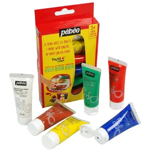 Comparateur de prix : Pebeo 6 gouaches à l'eau - Couleurs primaires - 6 x 20 ml