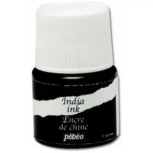 Comparateur de prix : Encre de Chine - PEBEO - India Ink - 20 ml - Calligraphie de précision - Noir