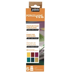 Comparateur de prix : Pebeo Set Initiation Porcelaine 150 Coul 2 6 flacons assortis 20ml