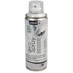 Comparateur de prix : PEBEO DecoSpray - Peinture en bombe - 200 ml - Argent Pailleté