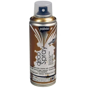 Comparateur de prix : PEBEO Peinture en bombe DecoSpray 200 ml - Pébéo - Chrome doré - Peinture pour loisirs créatifs