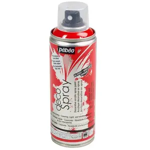 Comparateur de prix : PEBEO Bombe de peinture - Rouge brillant - Pébéo - DecoSpray - 200ml - Tous supports