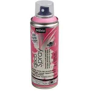 Comparateur de prix : PEBEO DecoSpray - Peinture en bombe - 200 ml - Rose Bengale