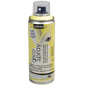 PEBEO DecoSpray - Peinture en bombe - 200 ml - Jaune Pastel pas cher