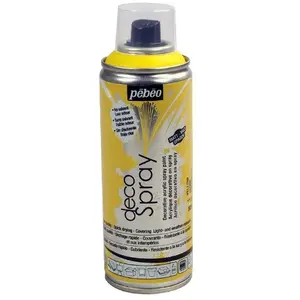 PEBEO DecoSpray - Peinture en bombe - 200 ml - Jaune pas cher