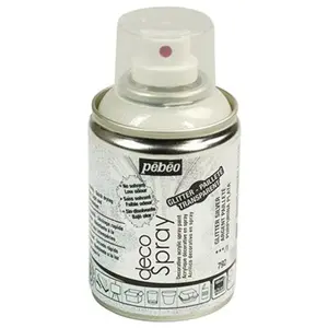 PEBEO DecoSpray - Peinture en bombe - 100 ml - Argent Pailleté pas cher
