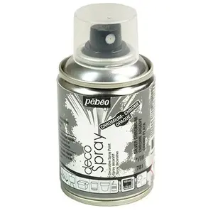 PEBEO DecoSpray - Peinture en bombe - 100 ml - Chrome Argent pas cher