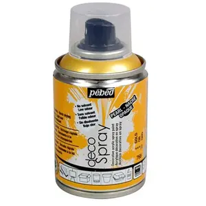 Comparateur de prix : PEBEO Peinture en bombe DecoSpray - Pébéo - Dorée - 100 ml - Peinture pour loisirs créatifs