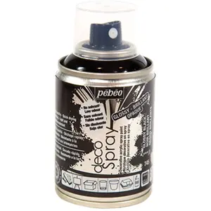 Comparateur de prix : PEBEO Peinture en bombe DecoSpray noir brillant - 100 ml