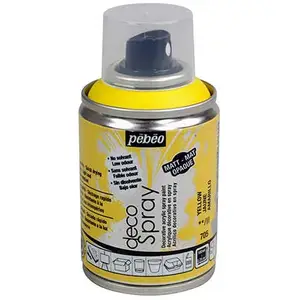 Comparateur de prix : PEBEO Peinture en bombe - Pébéo - DecoSpray - Jaune - 100 ml - Pour loisirs créatifs
