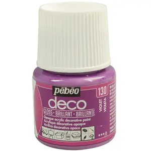 Comparateur de prix : Pébéo Peinture acrylique - PEBEO - Déco - Brillant - 45 ml - Violet