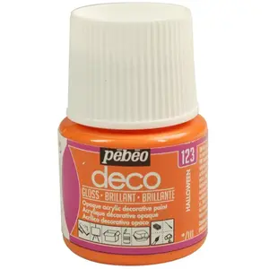 Comparateur de prix : Pébéo Peinture acrylique - PEBEO - Déco - Brillant - 45 ml - Orange Halloween