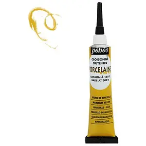 Comparateur de prix : Pebeo Tube de Peinture Cloisonné - P150 - Jaune de Marseille - 20 ml - Porcelaine