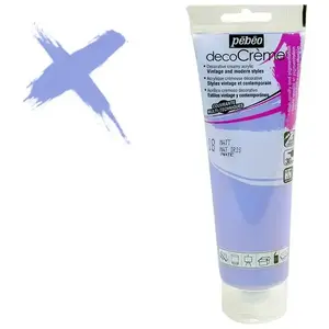 Comparateur de prix : Pébéo Peinture acrylique - PEBEO - DecoCrème - Bleu Iris - 120 ml - Finition Mat