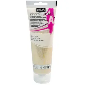 Comparateur de prix : Pébéo Auxiliaire decoCrème Paillette d'or - 120 ml