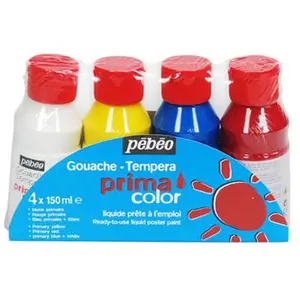 PEBEO Primacolor Pack 4 flacons 150ml Basique pas cher