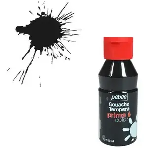 Comparateur de prix : Pebeo Gouache liquide - Noir - 150 ml