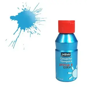 Comparateur de prix : Pebeo Gouache Primacolor 150 ml nacrée - Bleu turquoise