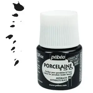 PEBEO Pébéo Peinture porcelaine brillante - Anthracite - 45 mlVendu parscrapmalin