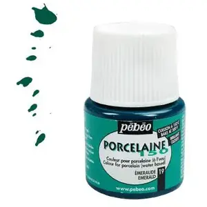 PEBEO Peinture porcelaine Pébéo 150 Brillant Emeraude N°19 pas cher