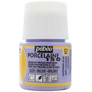 Comparateur de prix : Pebeo Peinture à l'eau brillante pour porcelaine - Bleu lavande - 45 ml