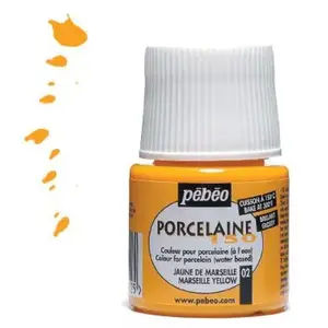 Pebeo Porcelaine 150 - Jaune de Marseille 45 ml - couleur 02 pas cher