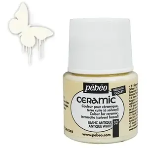 Comparateur de prix : Peinture Ceramic blanc antique 45ml Pebeo