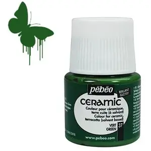 Comparateur de prix : Peinture Ceramic vert 45ml Pebeo