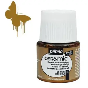 Comparateur de prix : Peinture Ceramic or riche 45ml Pebeo