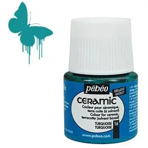 Comparateur de prix : PEBEO céramique peinture Turquoise 45ml