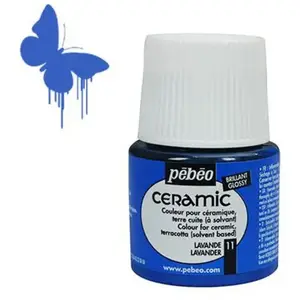 PEBEO Peinture - Pébéo - Ceramic - Lavande - 45ml - Brillant et opaque pas cher