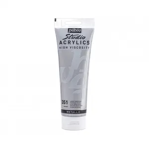 Comparateur de prix : PEBEO Acrylic Studio de 250 ml Argent Iridescent