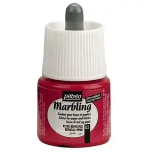 Comparateur de prix : Pébéo Pebeo Peinture pour marbrure Rose Bengale 45ml - 130003