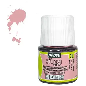 Comparateur de prix : Non communiqué Peinture sur verre Vitrea 160 rose clair brillant 30 - 45 ml