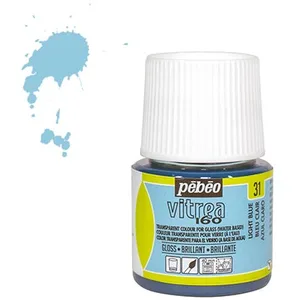 Comparateur de prix : Non communiqué Peinture sur verre Vitrea 160 bleu clair brillant 31 - 45 ml