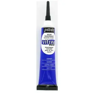 Comparateur de prix : PEBEO Vitréa 160 - Relief lazuli 20 ml - couleur 64