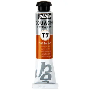 Comparateur de prix : PEBEO Tube 20ml Peinture Gouache T7 extra fine SIENNE BRULEE