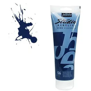 Comparateur de prix : PEBEO Pébéo 837056 Studio Acrylique Tube Bleu de Prusse Imitation 100 ml