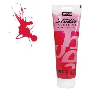 Comparateur de prix : Pébéo Studio acrylics HV - couleur 354 : rouge bleu iridescent - 100 ml