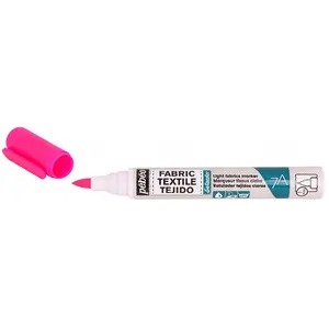 Comparateur de prix : Pébéo 803473 7A Marqueur tissus pointe pinceau 1 mm Rose fluo